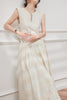 Elegant Off-White Socialite A-Line Dress