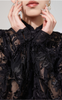 Elegant Hepburn Style Black Lace Dress