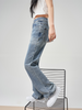 Wide-Leg Elegant Star Jeans