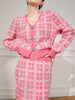 Blush Tweed Jacket & Skirt Set